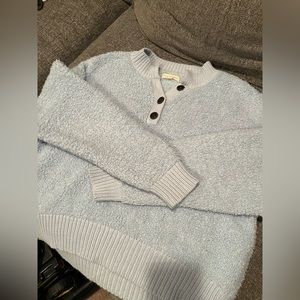 Pacsun Baby Blue Sherpa Sweater